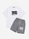 "Mapped out" Shorts set